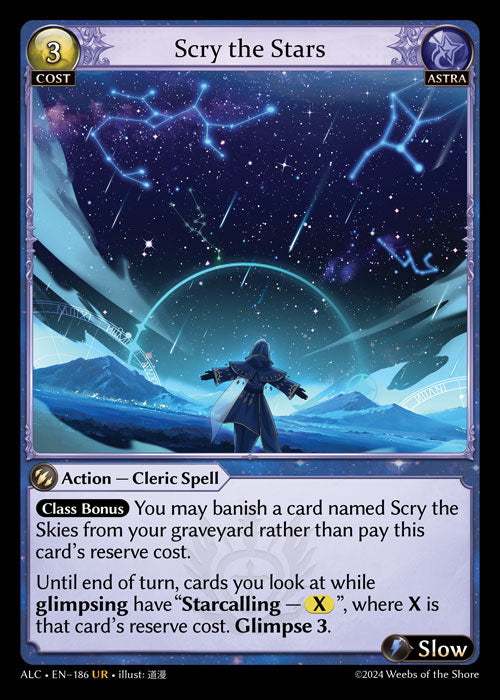 Scry the Stars Ultra Rare Alchemical Revolution 186 NM