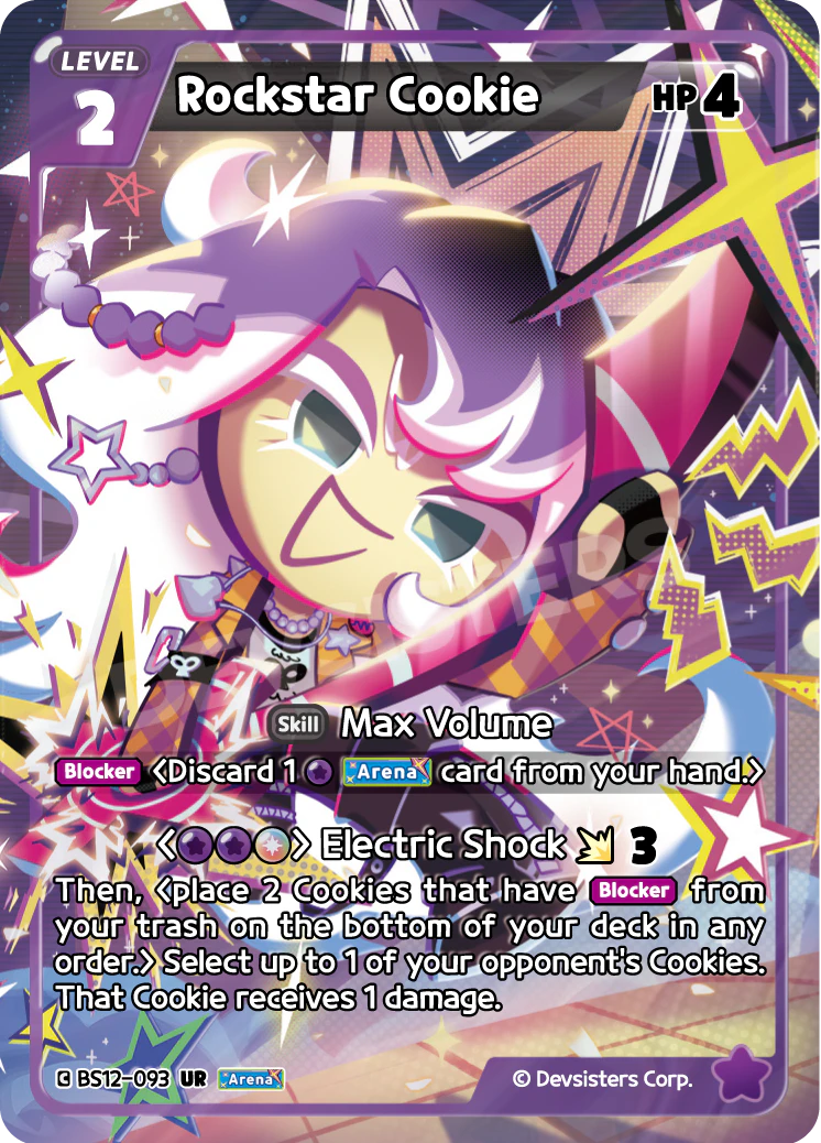 Rockstar Cookie Ultra Rare Festival Arena BS12-093 NM
