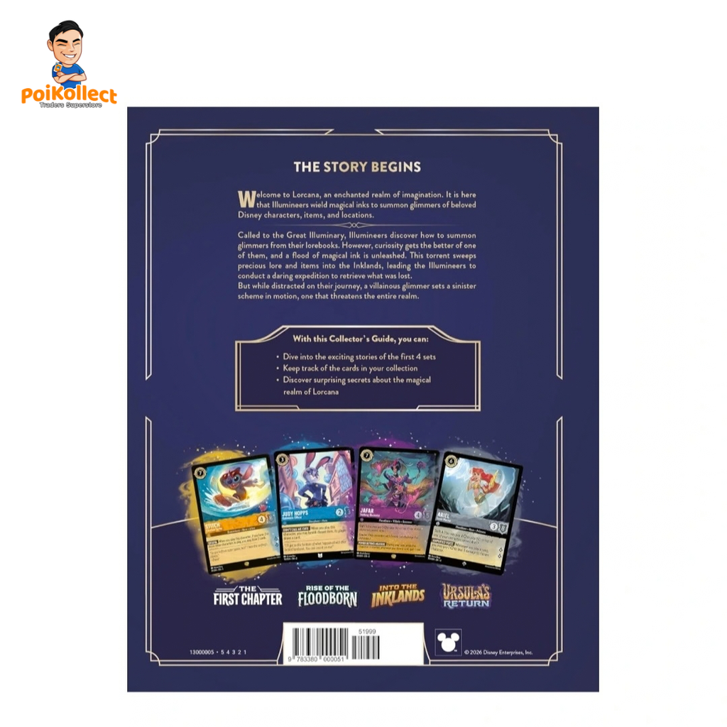 Disney Lorcana Collector Guide Book (Covering Set 1 to 4)