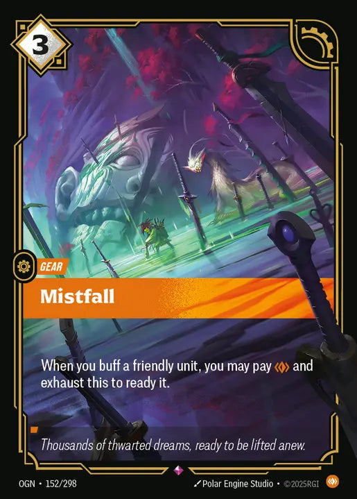 Mistfall Foil Rare Origins 152/298 NM