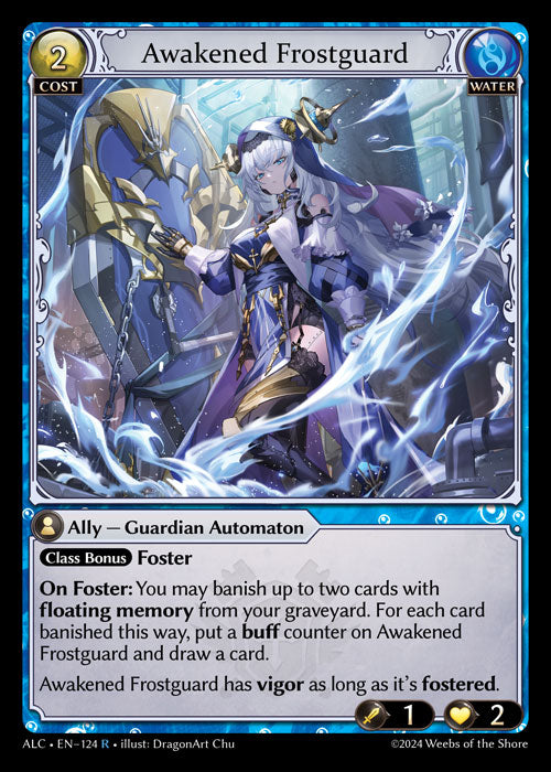 Awakened Frostguard Rare Alchemical Revolution 124 NM