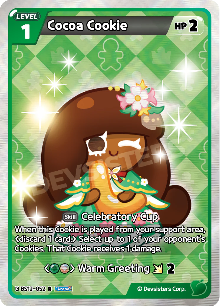 Cocoa Cookie Rare Festival Arena BS12-052 NM