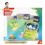 1 unit 30th Tech Sticker with 6 unit Pitch Black Booster Pack