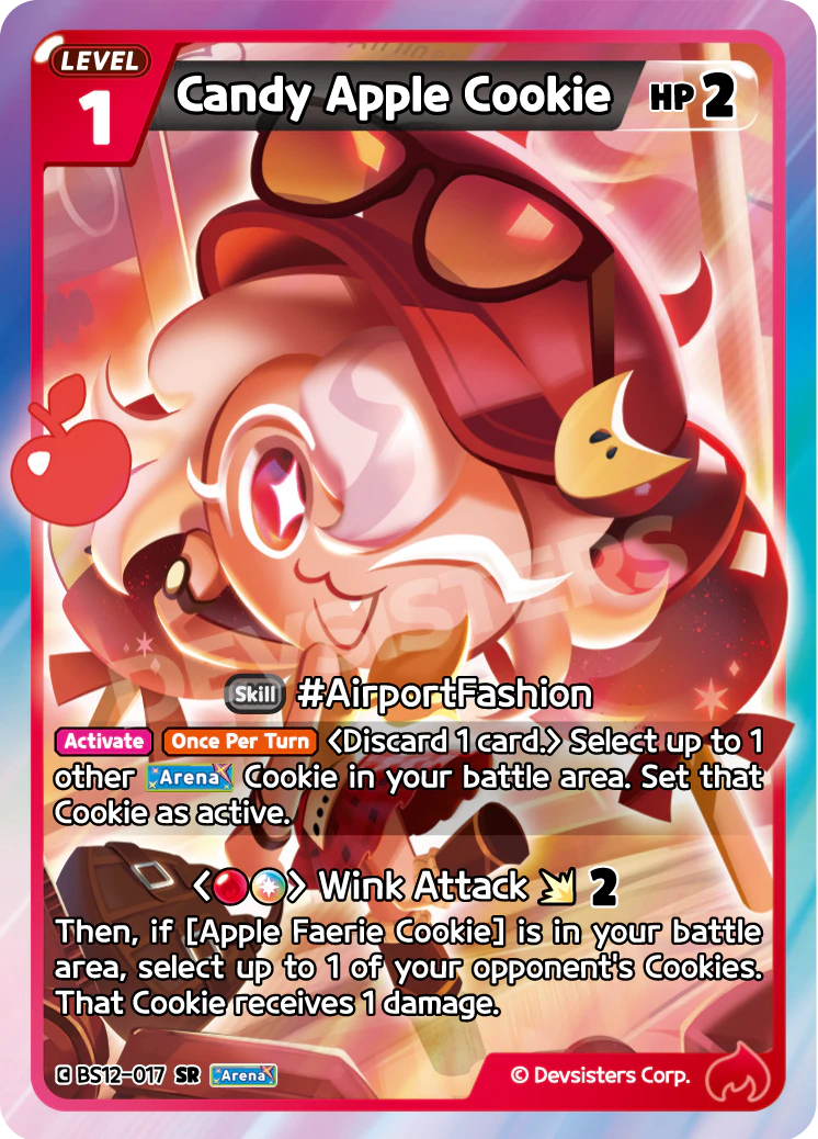 Candy Apple Cookie Super Rare Festival Arena BS12-017 NM