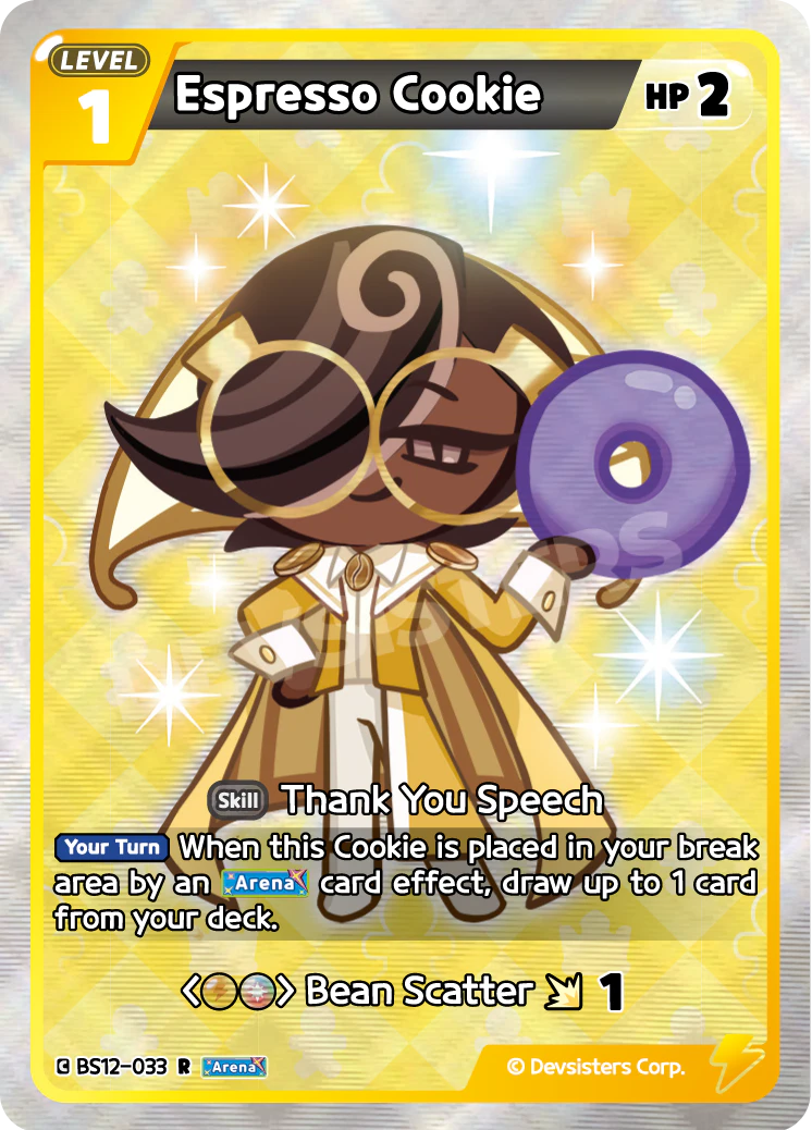 Espresso Cookie Rare Festival Arena BS12-033 NM