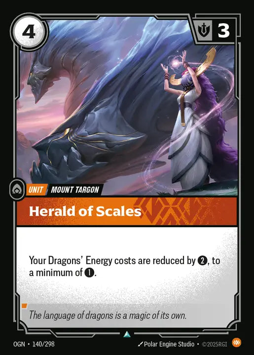 Herald of Scales Uncommon Origins 140/298 NM