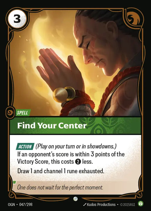 Find Your Center Common Origins 047/298 NM