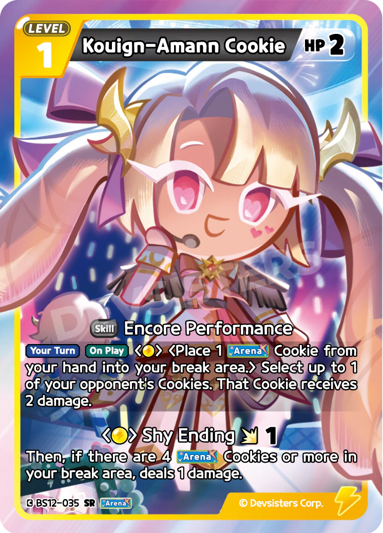 Kouign-Amann Cookie Super Rare Festival Arena BS12-035 NM