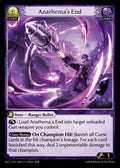 Anathema's End Super Rare Alchemical Revolution 202 NM