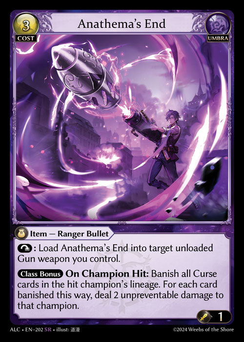 Anathema's End Super Rare Alchemical Revolution 202 NM