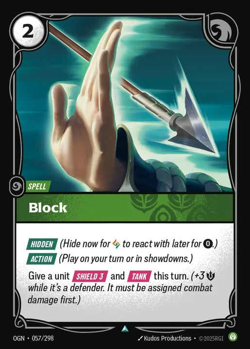 Block Uncommon Origins 057/298 NM