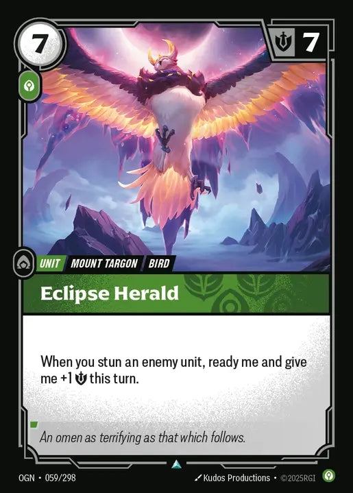 Eclipse Herald Uncommon Origins 059/298 NM