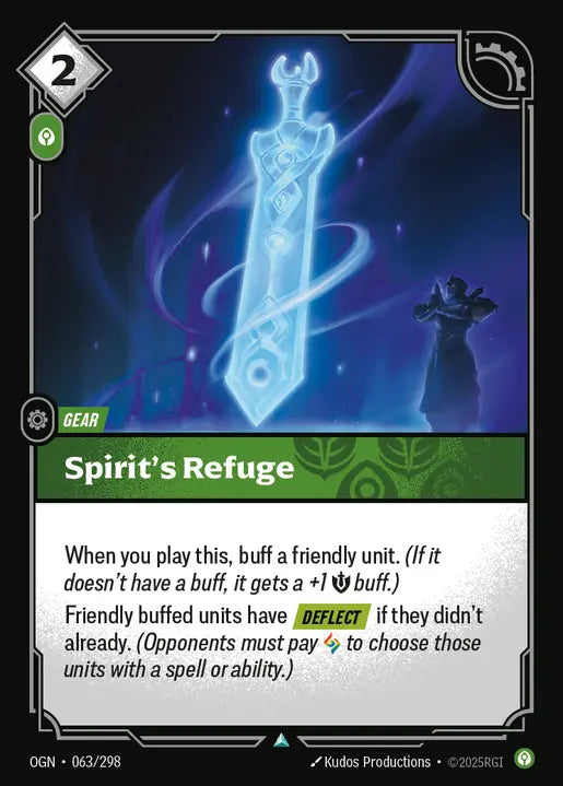 Spirit's Refuge Uncommon Origins 063/298 NM