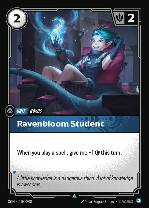 Ravenbloom Student Uncommon Origins 103/298 NM