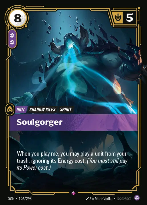 Soulgorger Foil Rare Origins 196/298 NM