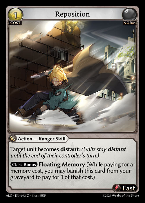 Reposition Common Alchemical Revolution Starter Decks 059 NM