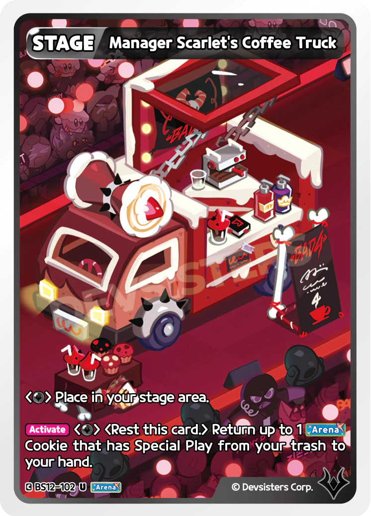 Manager Scarlet's Coffee Truck Uncommon Festival Arena BS12-102 NM