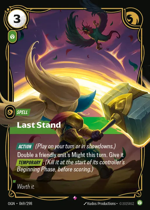 Last Stand Foil Rare Origins 069/298 NM