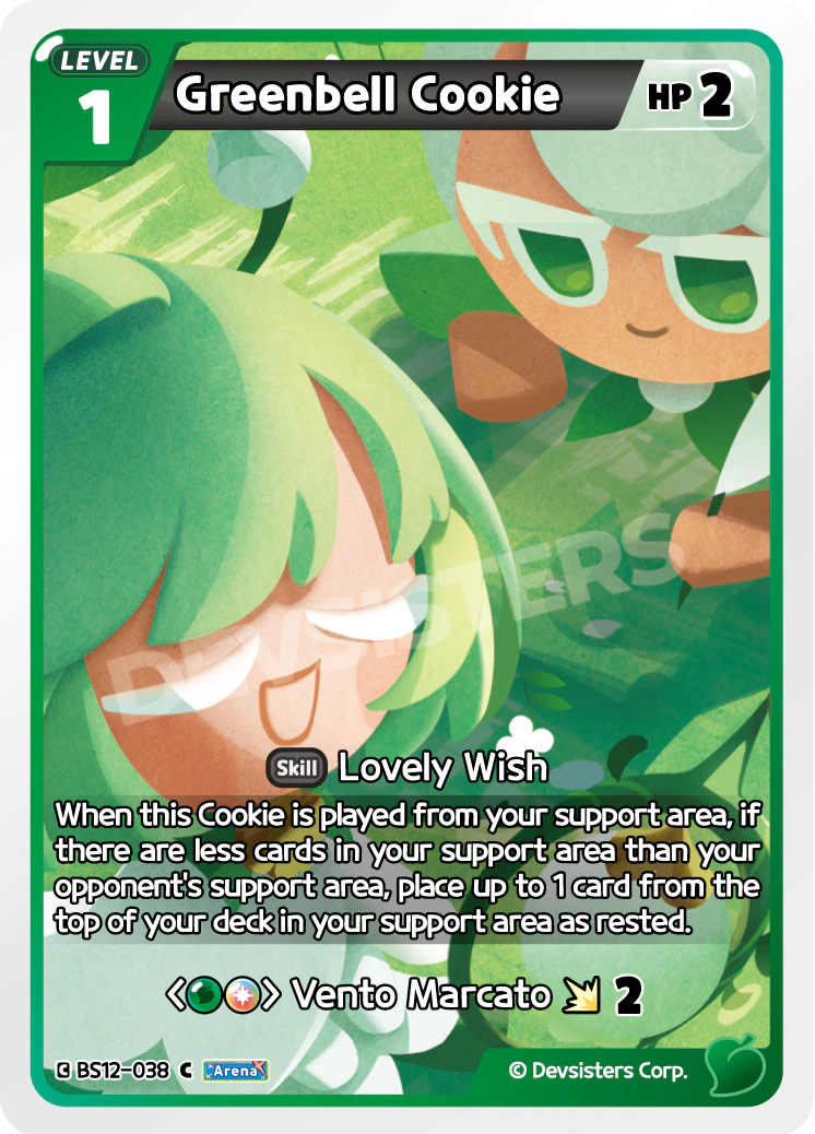 Greenbell Cookie Common Festival Arena BS12-038 NM