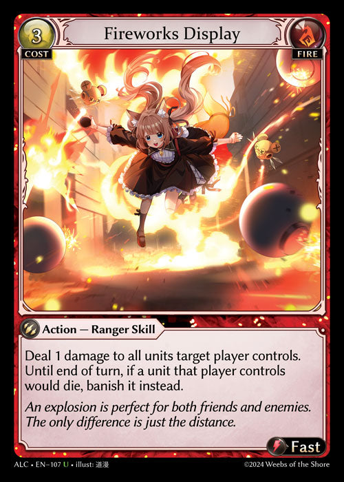 Fireworks Display Uncommon Alchemical Revolution 107 NM