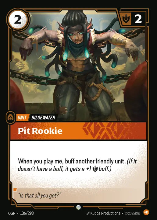 Pit Rookie Common Origins 136/298 NM