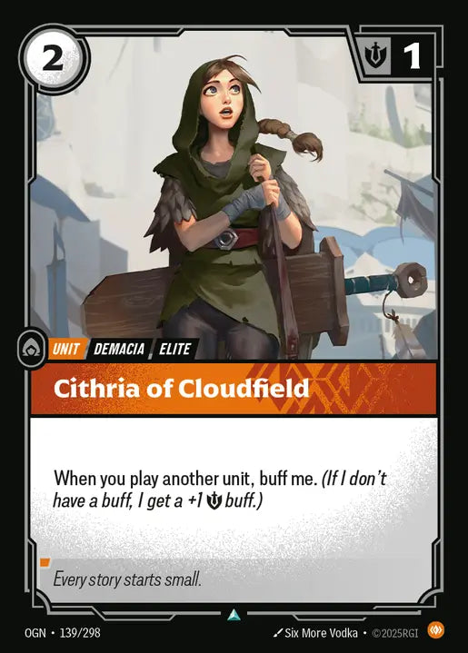 Cithria of Cloudfield Uncommon Origins 139/298 NM