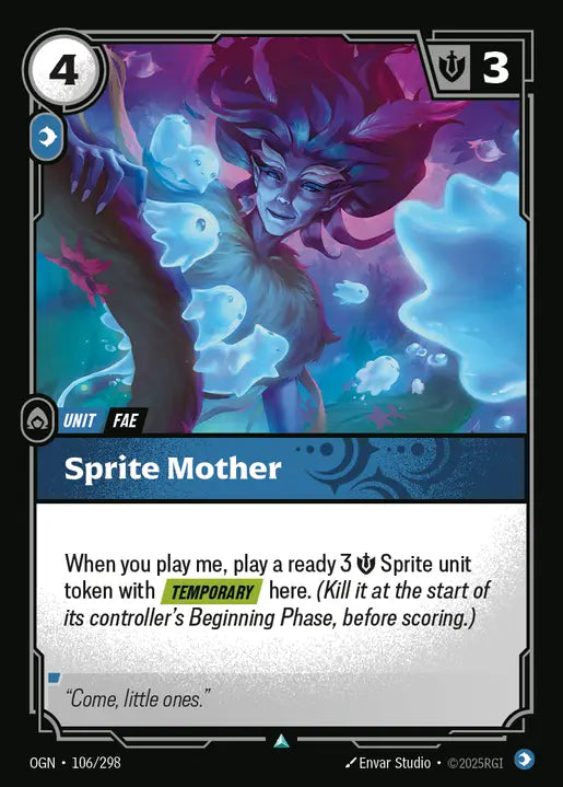 Sprite Mother Uncommon Origins 106/298 NM